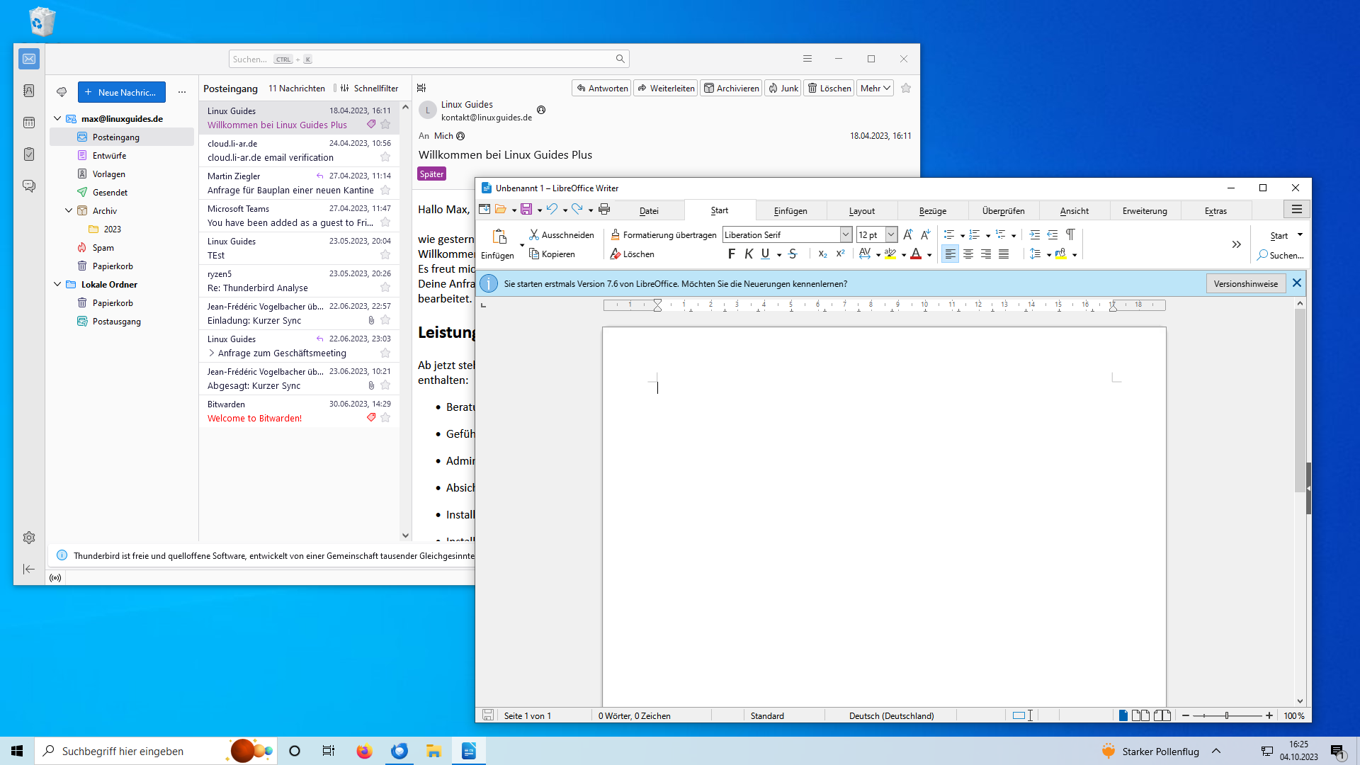 Windows with Open Source Software